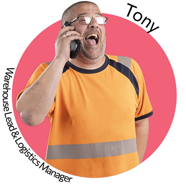 Tony Innes – Warehouse LEad & Logistics Manager